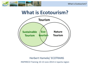 Ecotourism